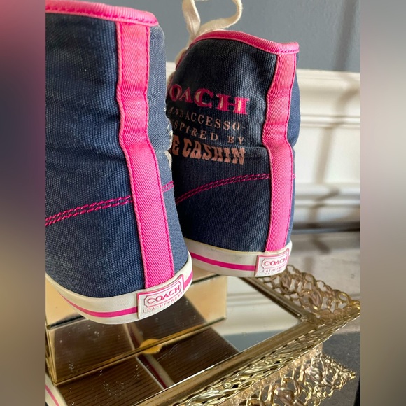 Coach RARE Bonnie Cashin High Top Sneakers- size 10 - Picture 5 of 7